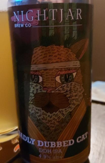 Badly Dubbed Cat 4.9%, Nightjar Brew, England