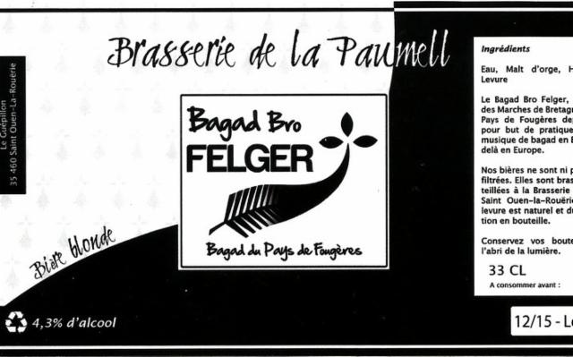 Bagad Bro Felger 4.5%, Brasserie De La Paumell, France