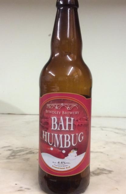 Bah Humbug 4.6%, Bewdley Brewery, England