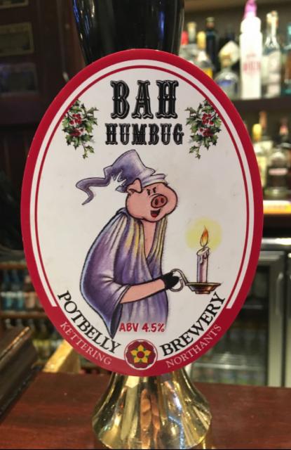 Bah Humbug 4.5%, Potbelly Brewery Limited, England
