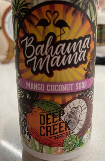 Bahama Mama - Mango Coconut Sour 4.5%, Deep Creek Brewing Co., New Zealand