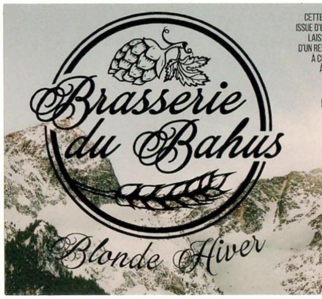 Bahus Blonde Hiver, Brasserie Du Bahus