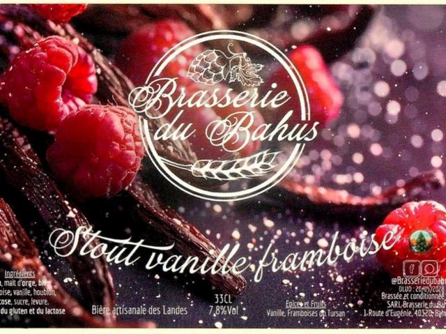 Bahus Stout Vanille Framboise 7.8%, Brasserie Du Bahus, France