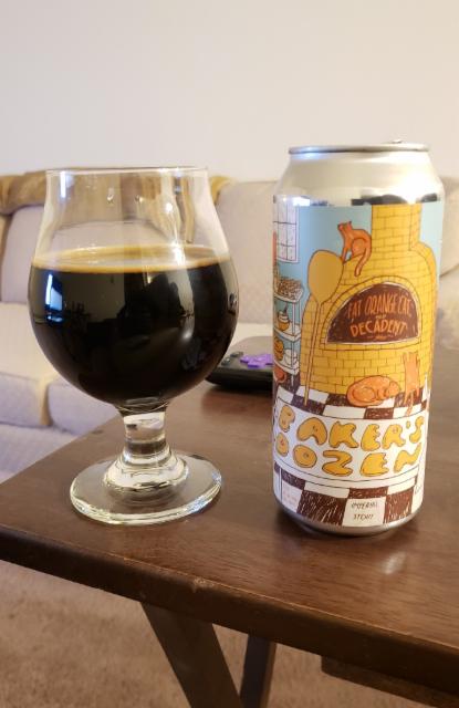 Baker's Dozen 13.0%, Fat Orange Cat Brew Co., United States