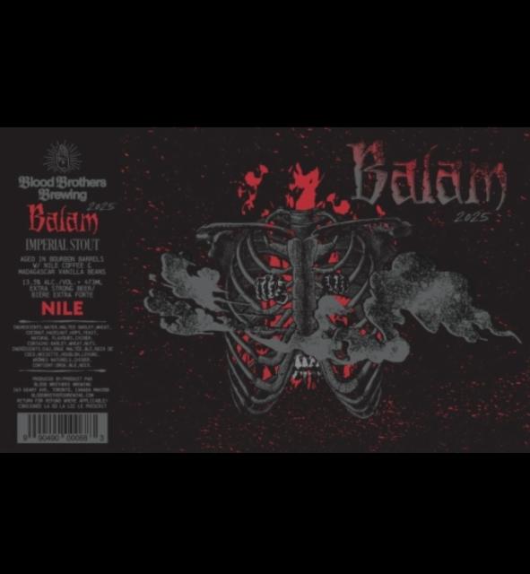 Balam Nile 13.5%, Blood Brothers Brewing, Canada