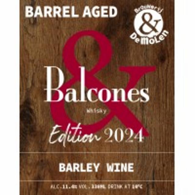 Balcones & Whisky 2024 Barley Wine 11.4%, Brouwerij de Molen, Netherlands