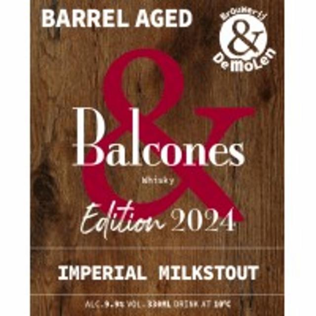 Balcones & Whisky 2024 Imperial MilkStout 9.9%, Brouwerij de Molen, Netherlands