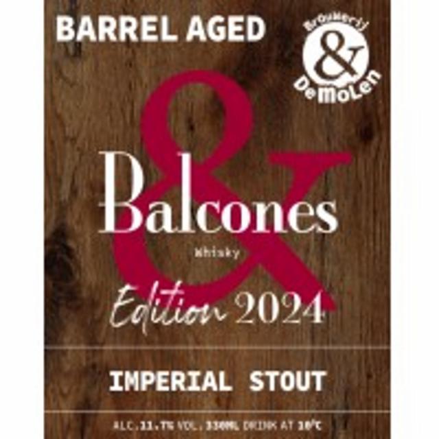 Balcones & Whisky 2024 Imperial Stout 11.7%, Brouwerij de Molen, Netherlands