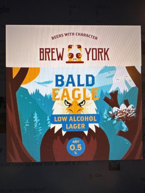 Bald Eagle 0.5%, Brew York, England
