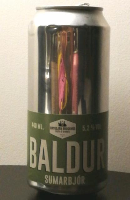 Baldur Sumarbjór 5.2%, Bryggjan Brugghús, Iceland