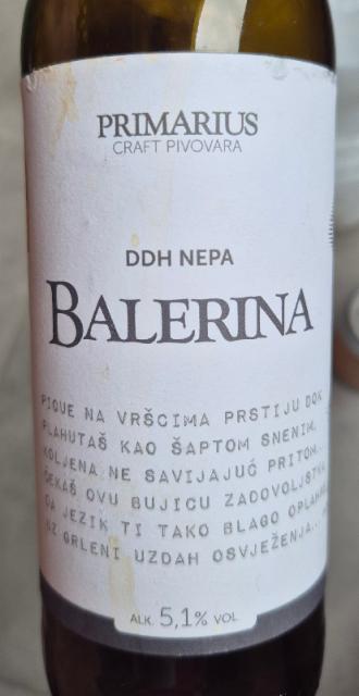 Balerina, Primarius