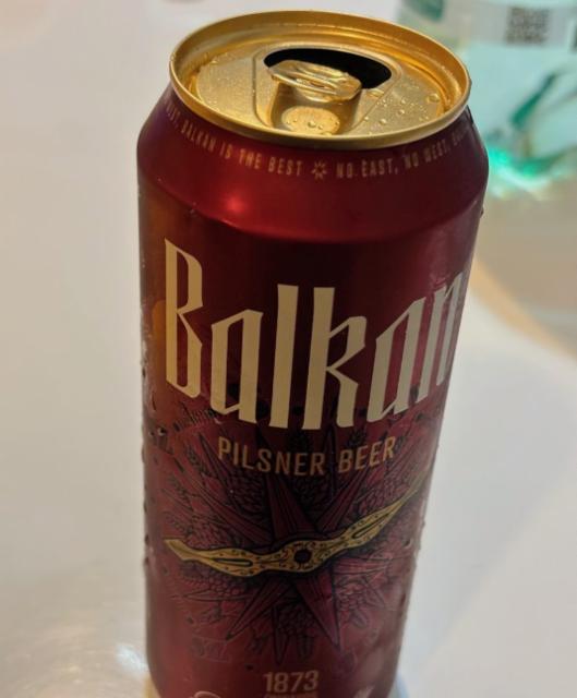 Balkan Beer 4.6%, Banjalučka Pivara, Bosnia and Herzegovina