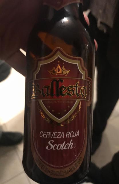 Ballesta Scotch 5.0%, Cerveza Ballesta, Ecuador