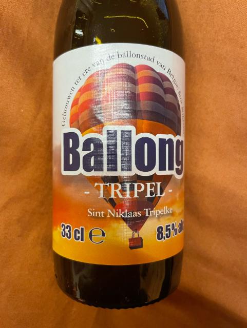 Ballong Tripel 8.5%, Brewery De Meester, Belgium