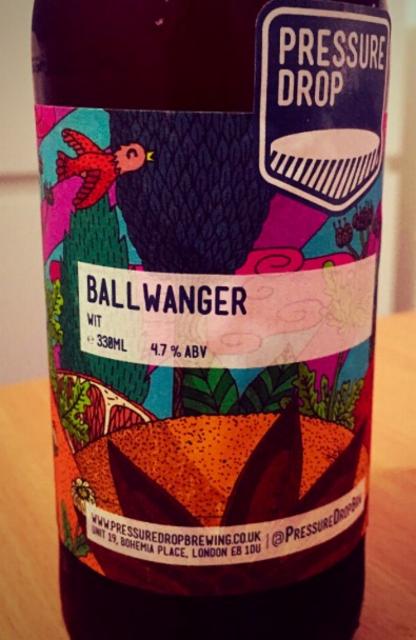 Ballwanger 4.7%, Pressure Drop Brewing (UK), England