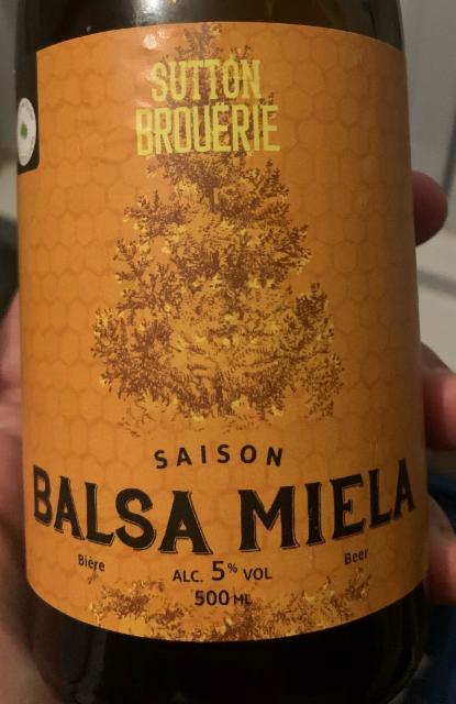 Balsa Miela 5.0%, Sutton Brouërie, Canada