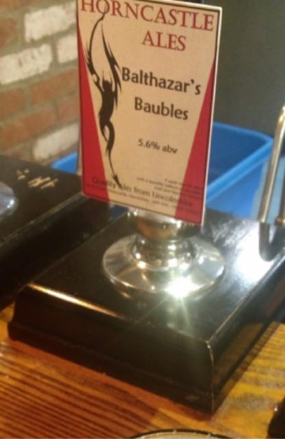 Balthazar's Baubles 5.6%, Horncastle Ales, England