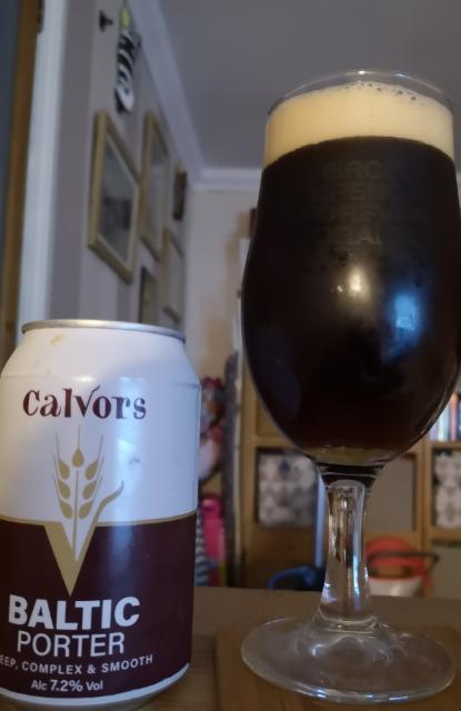 Baltic Porter 7.2%, Calvors Brewery, England