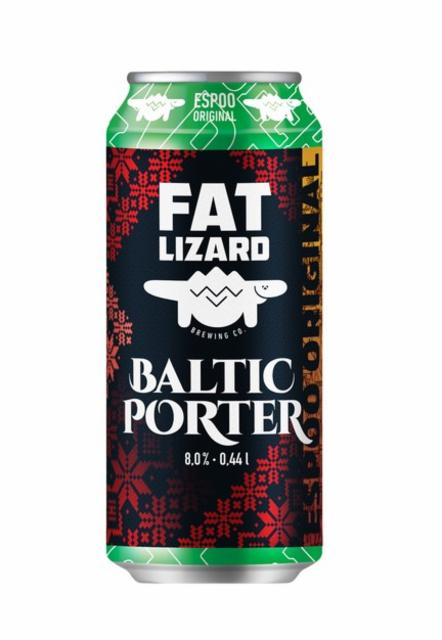 Baltic Porter 8.0%, Fat Lizard Brewing Co., Finland