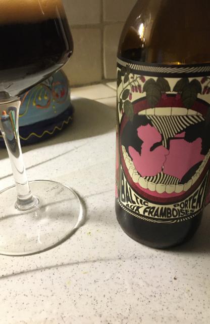 Baltic Porter Aux Framboises 8.0%, Brasserie Des Notes En Bulles [Closed], France