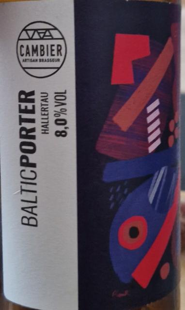 baltic porter cambier, Brasserie Cambier