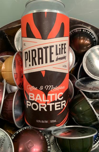 Baltic Porter Coffee and Molasses 8.5%, Pirate Life, Australia