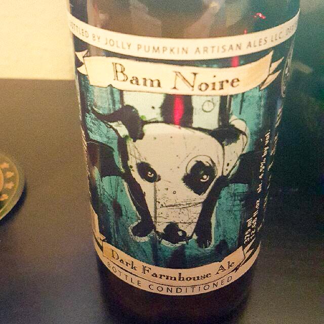 Bam Noire Dark Farmhouse Ale 4.5%, Jolly Pumpkin Artisan Ales, United States