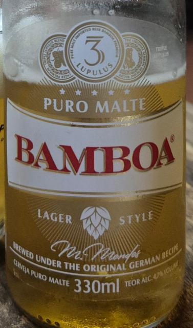 Bamboa Lager 4.7%, Cervejaria Bamboa, Brazil