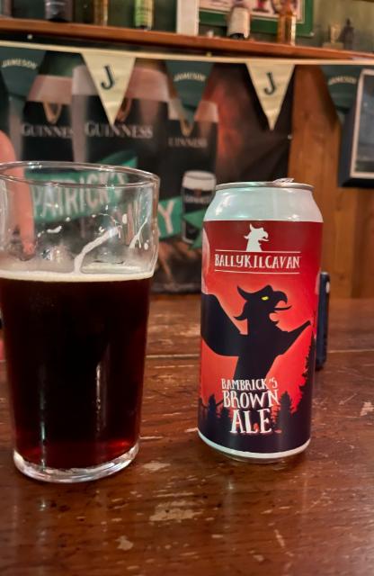 Bambrick's Brown Ale 5.8%, Ballykilcavan Brewery, Ireland