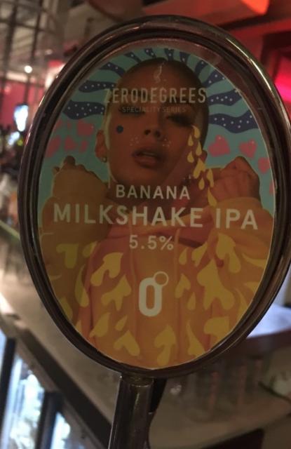 Banana Milkshake IPA 5.5%, Zerodegrees, England