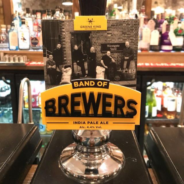 Band of Brewers 4.4%, Greene King, England
