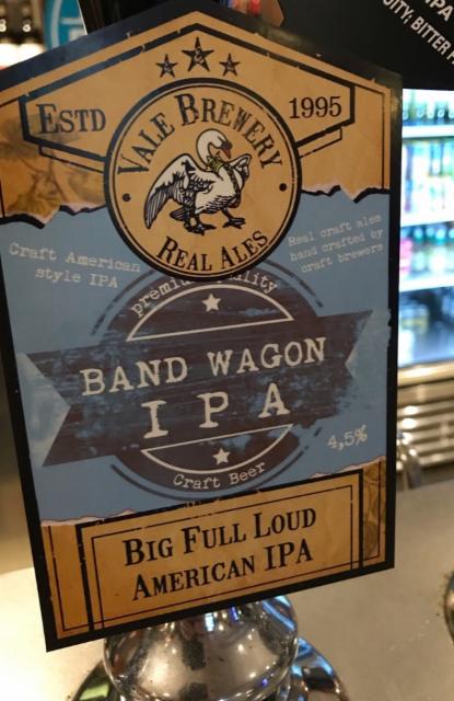 Band Wagon IPA 4.5%, Vale Brewery, England