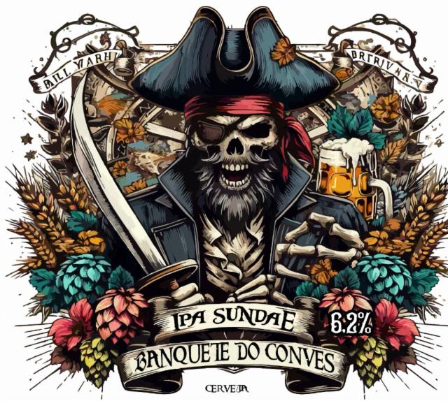 Banquete do Convés - IPA sundae 6.2%, Dan's Brewing Co, Brazil