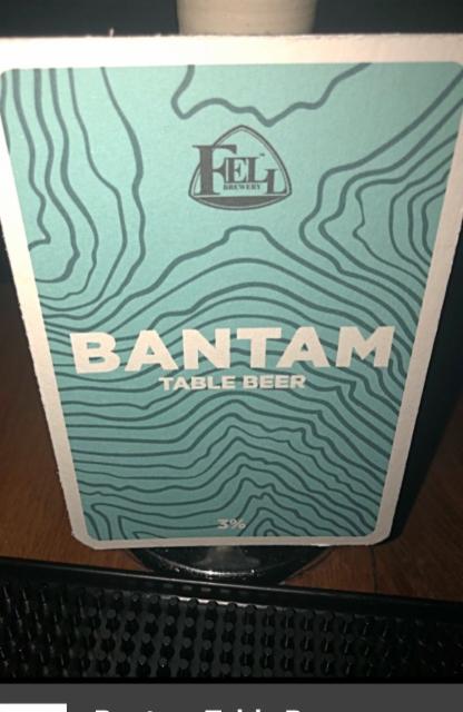 Bantam Table Beer 3.0%, Fell Brewery, England