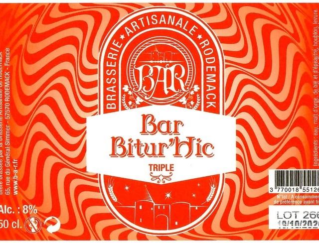 Bar Bitur'Hic, Brasserie Artisanale De Rodemack