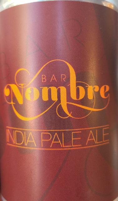 Bar Nombre India Pale Ale 6.2%, PKLK Bryggeri, Sweden