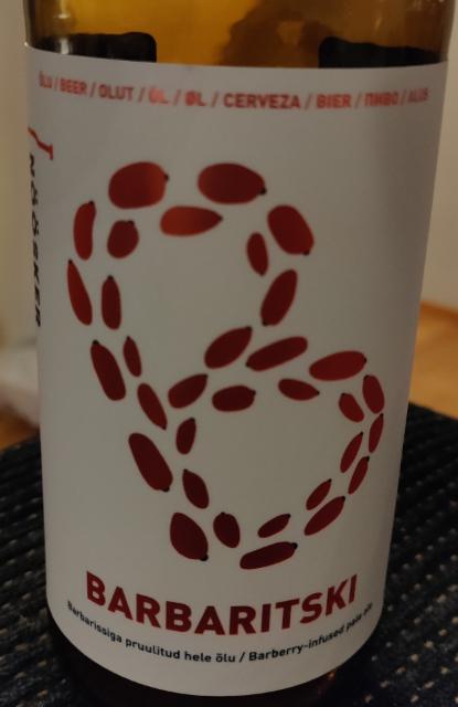 Barbaritski 4.1%, Nöösker, Estonia