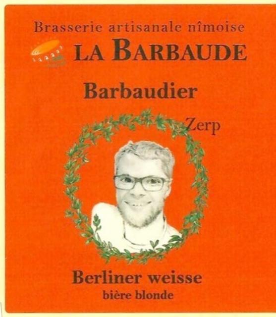 Barbaudier Berliner Weisse 4.5%, Brasserie La Barbaude, France