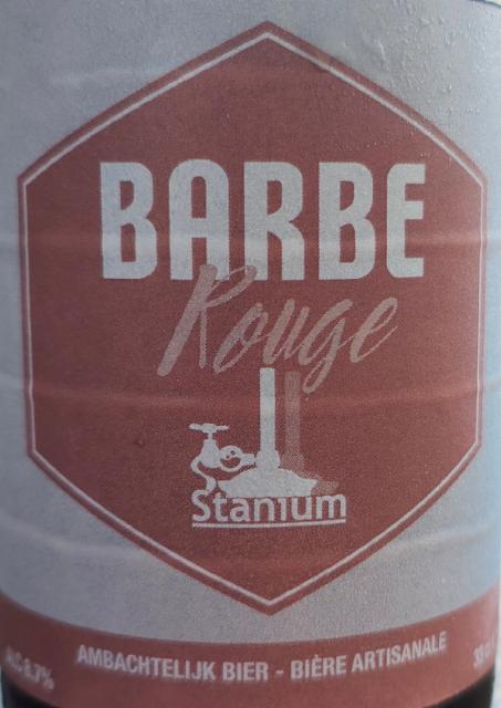 Barbe Rouge 8.7%, Microbrouwerij Stanium, Belgium