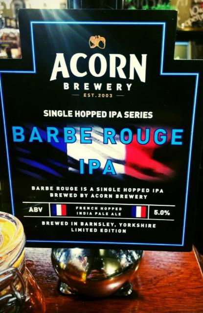 Barbe Rouge IPA 5.0%, Acorn Brewery, England