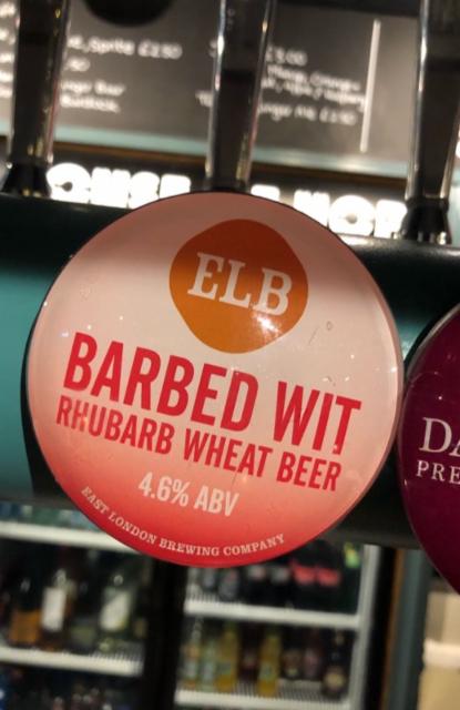 'Barbed Wit 4.6%, East London Brewing Company, England