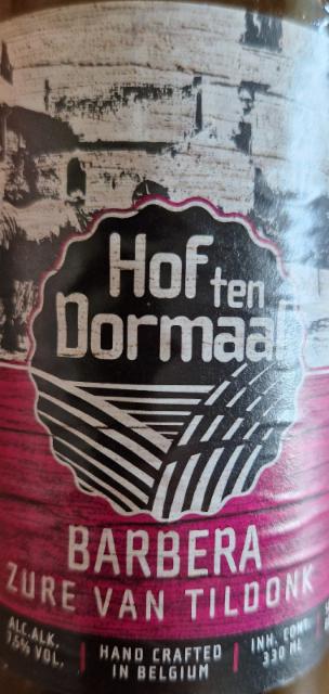 barbera zure van Tildonk, Brouwerij Hof ten Dormaal
