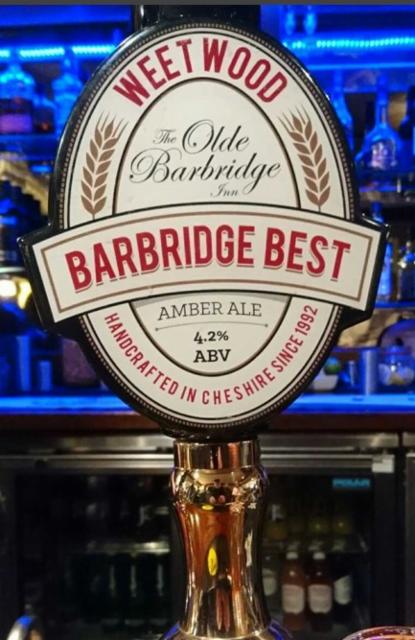 Barbridge Best 4.2%, Weetwood Ales, England
