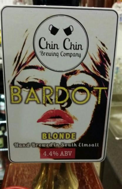 Bardot 4.4%, Chin Chin Brewing Company, England