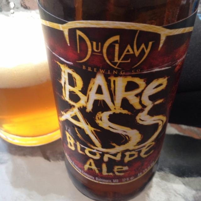Bare Ass Blonde Ale 5.0%, DuClaw Brewing Company, United States