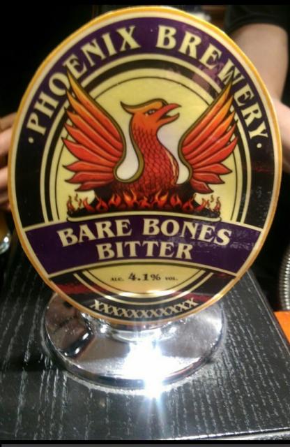Bare Bones Bitter 4.1%, Phoenix Brewery, England