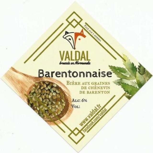 Barentonaise 4.5%, Brasserie Valdal, France