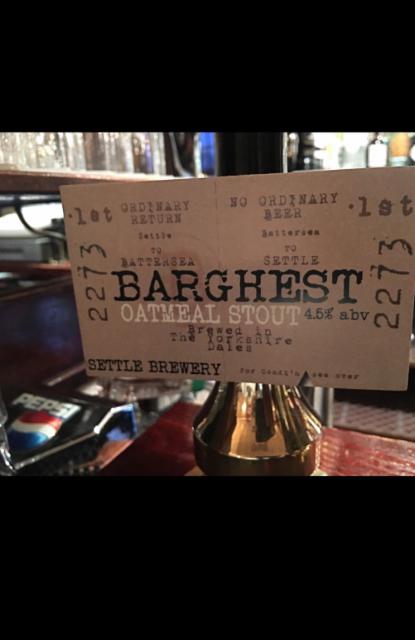 Barghest Oatmeal Stout 4.5%, Settle Brewery, England
