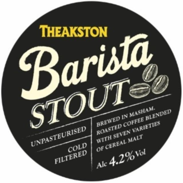 Barista Stout 4.2%, Theakston Brewery, England