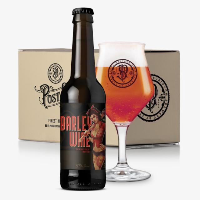 Barley Wine Barrel Aged em Tawny, Post Scriptum Brewery